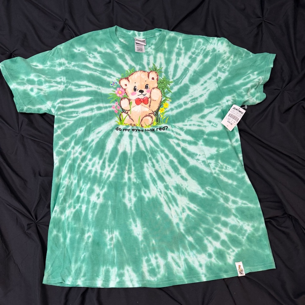Your Highness Green Tie-Dye Shirt